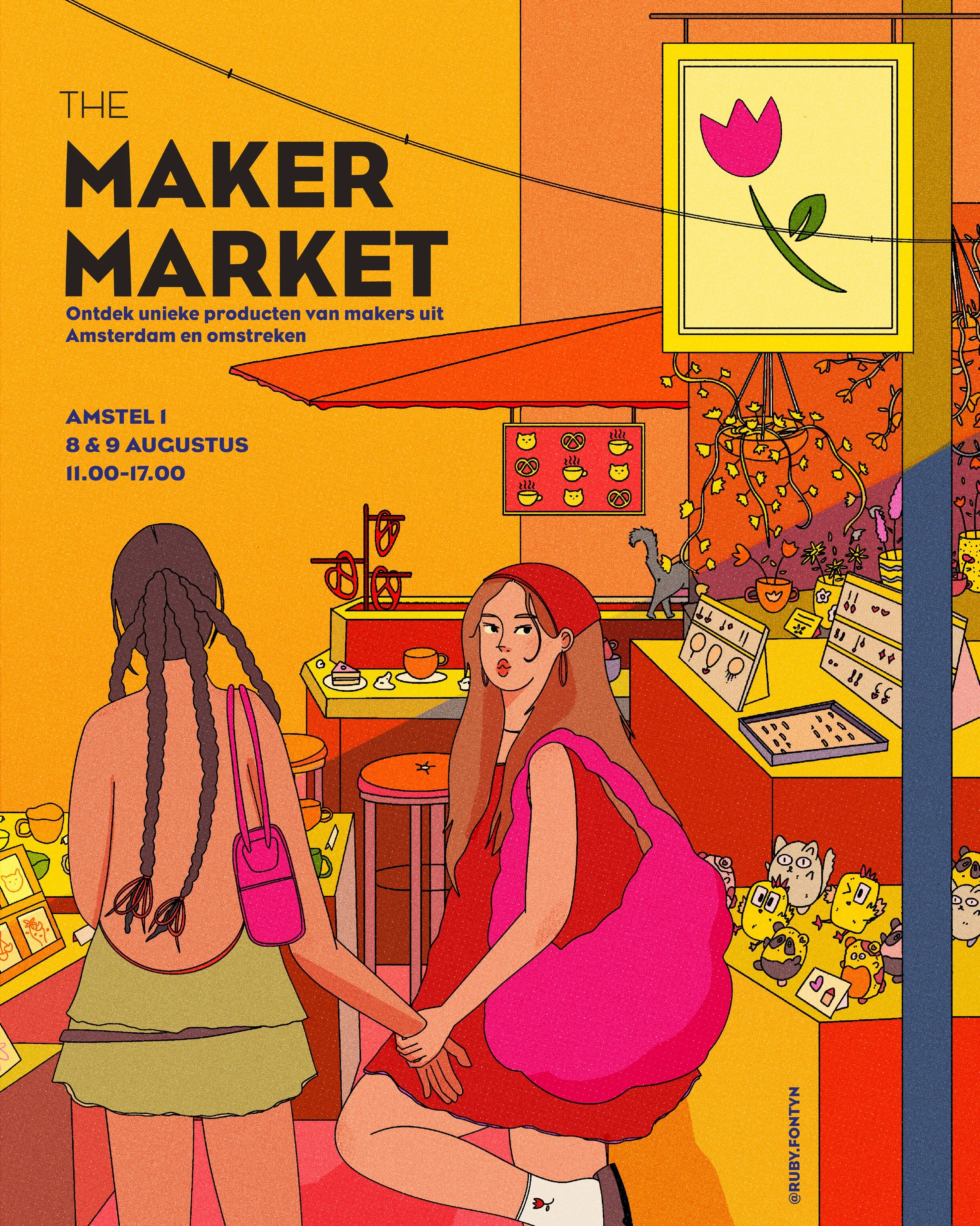The maker market - poster design and social media