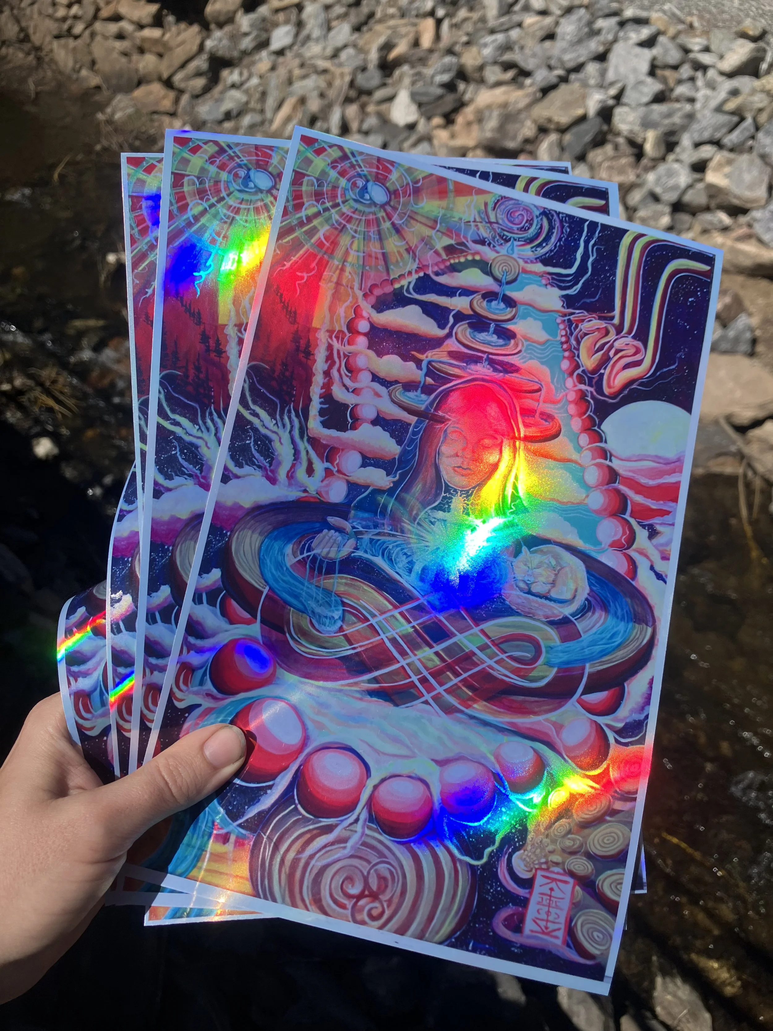 8.5x11" Holographic Prints
