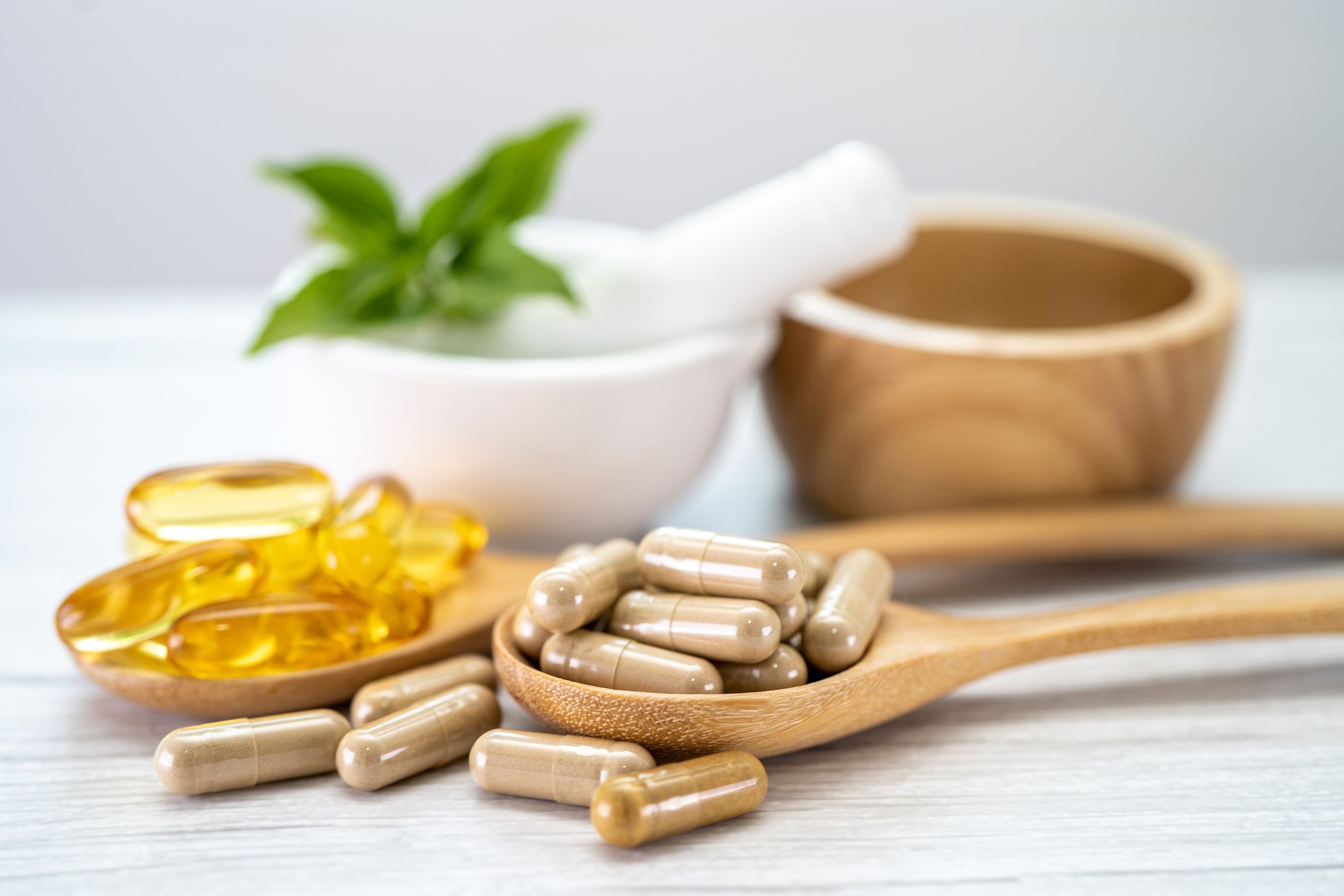 vitamins supplements gel capsules