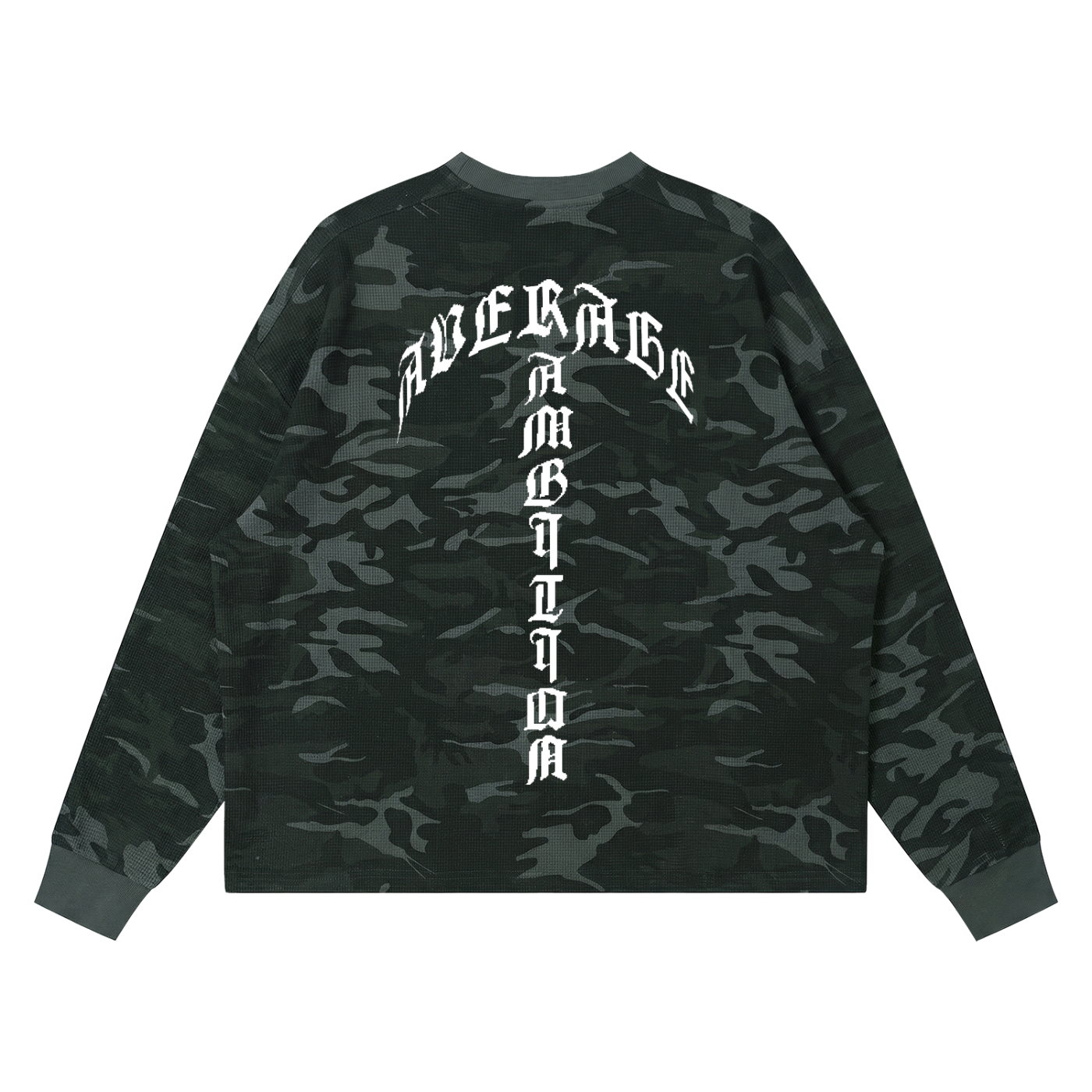 CAMO WAFFLE KNIT