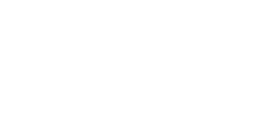 White handwritten signature on a black background.