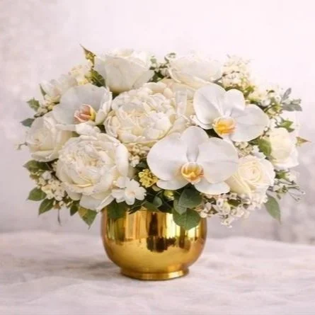 Golden Elegance Vase