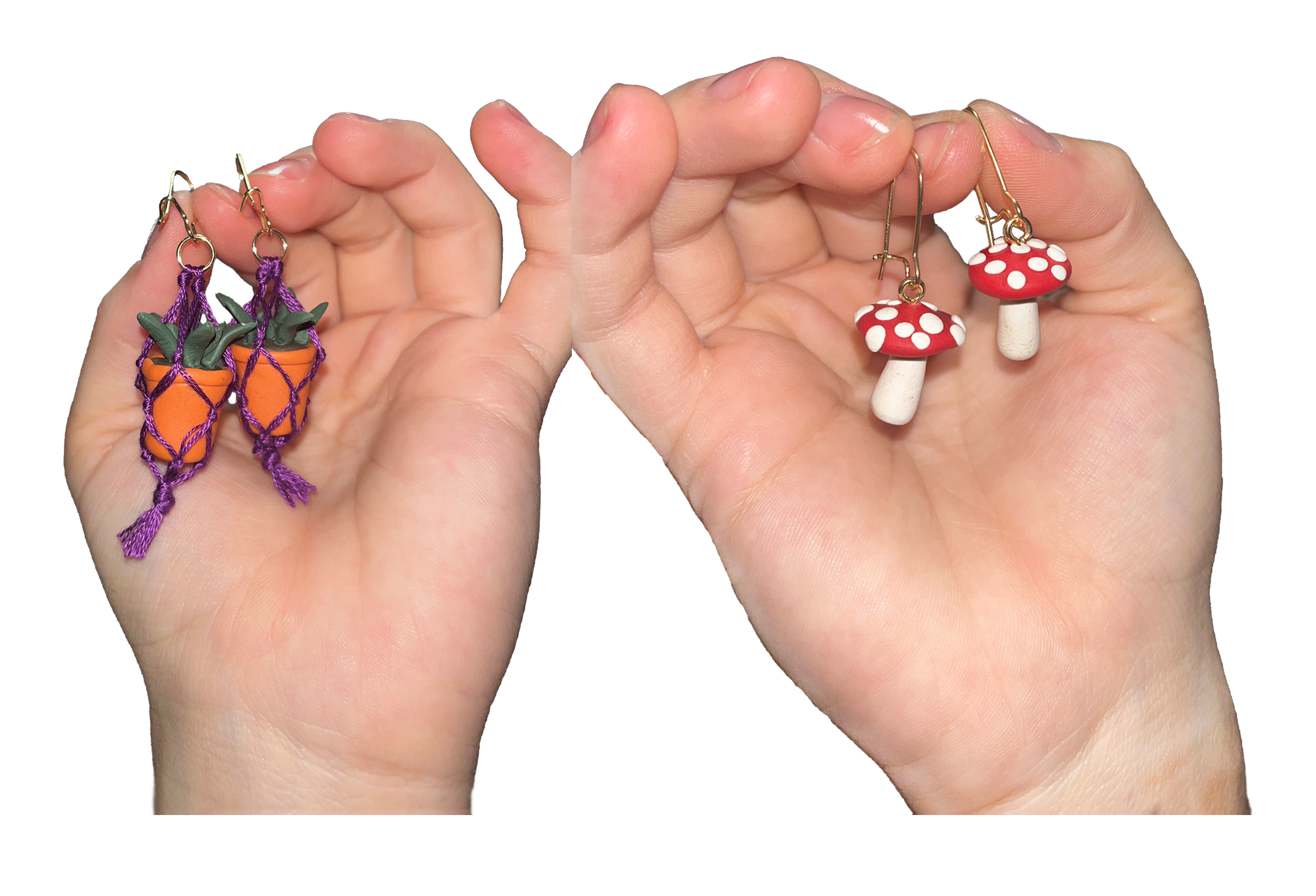 "Clay Earrings" - Polymer Clay