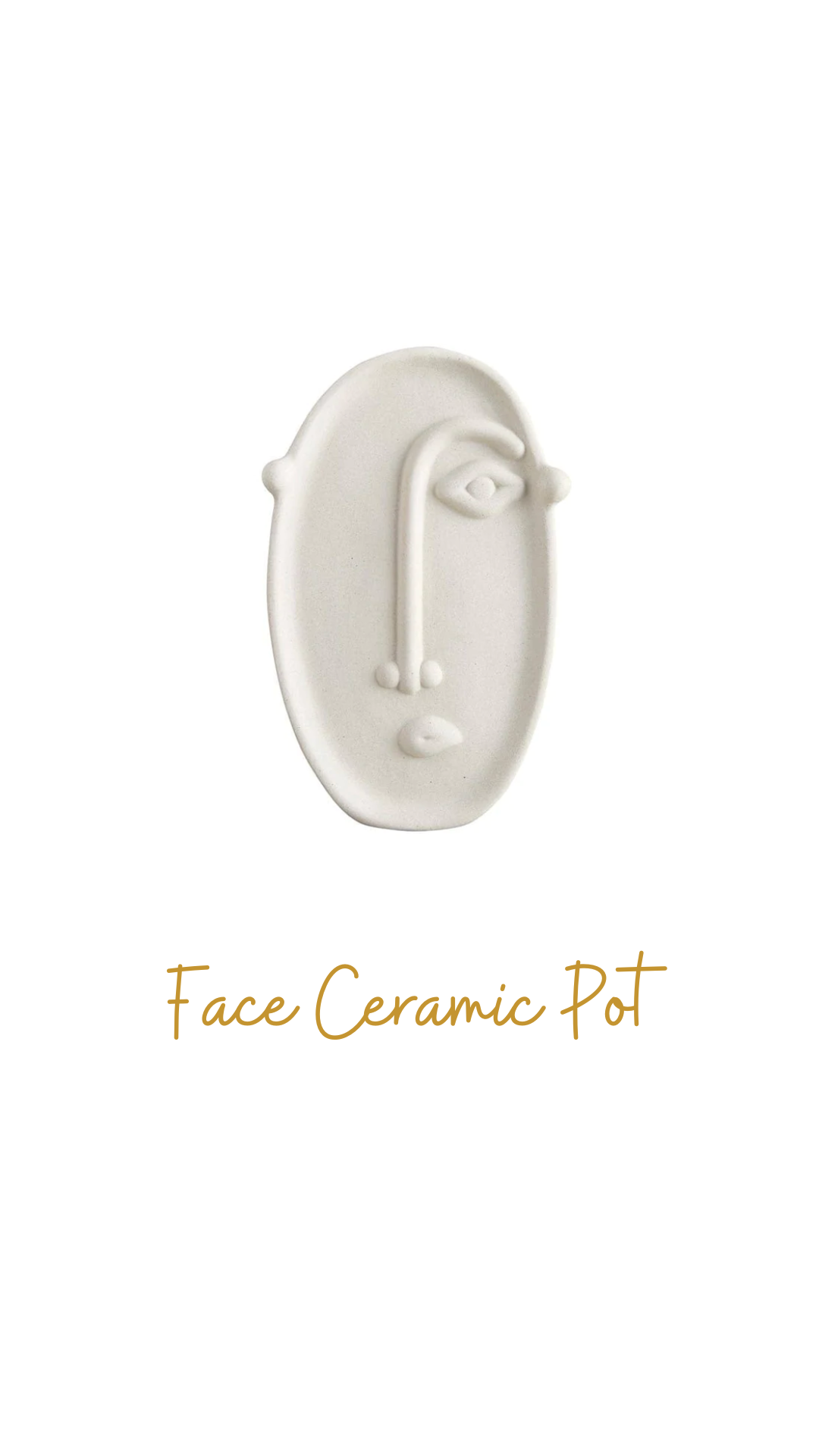 Face Ceramic Pot