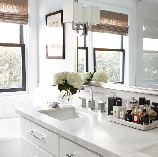 All white bathroom