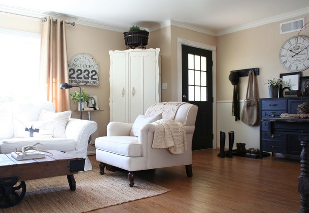 Family room shabby chic