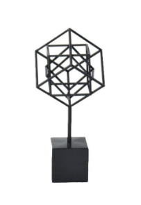 $30 NEST CUBE SCULPTURE (SM)9"W x 8"D x 18"H