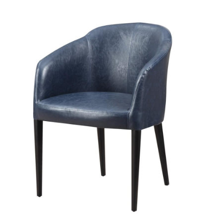 $250 BLUE CLUB CHAIR23.5"W X 23.5"D X 31.5"H