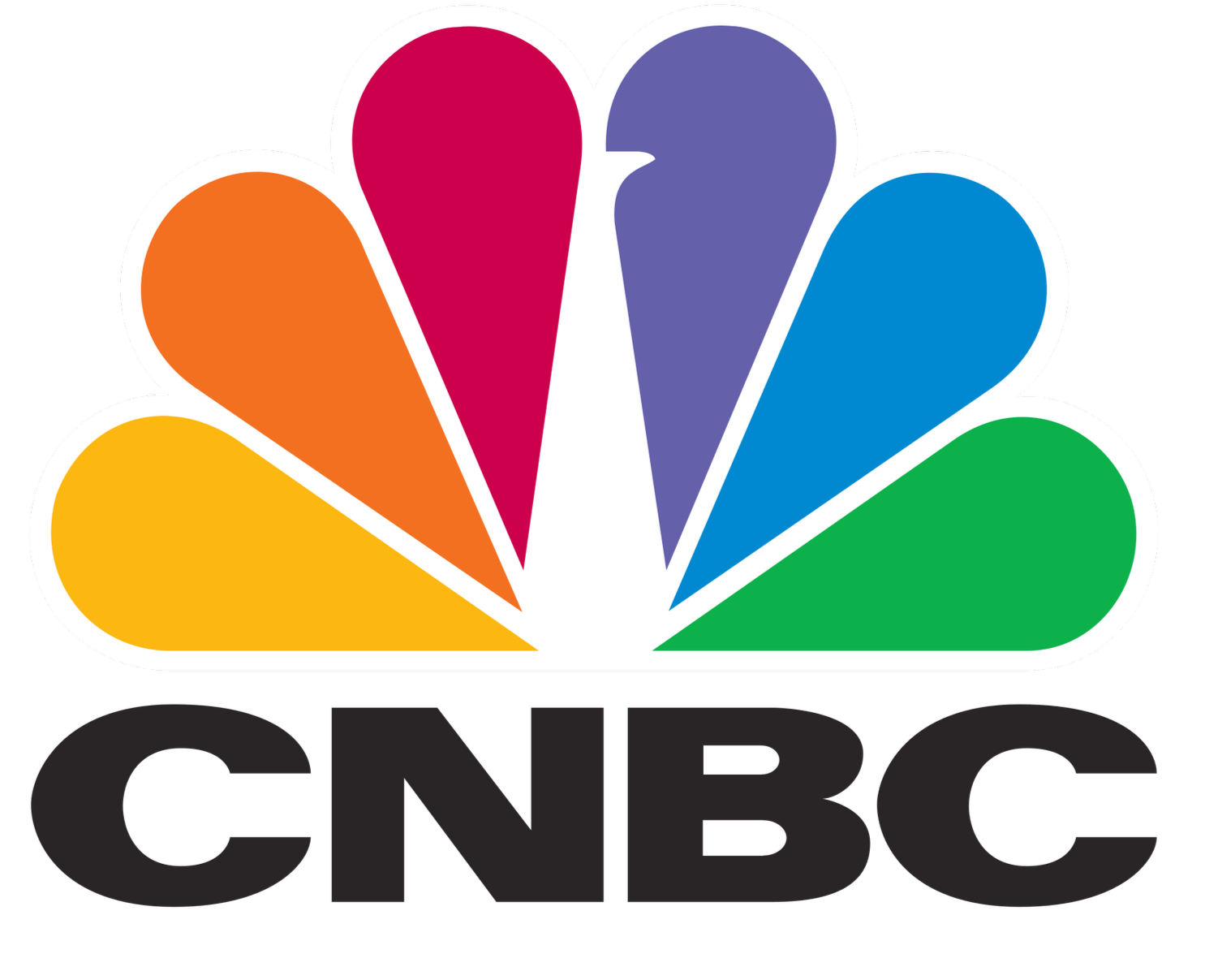 Colorful peacock feather logo with NBC letters below it.