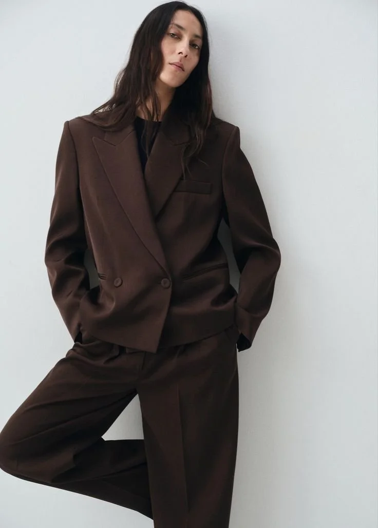 Double-breasted suit blazer - Women _ MANGO USA.jpeg