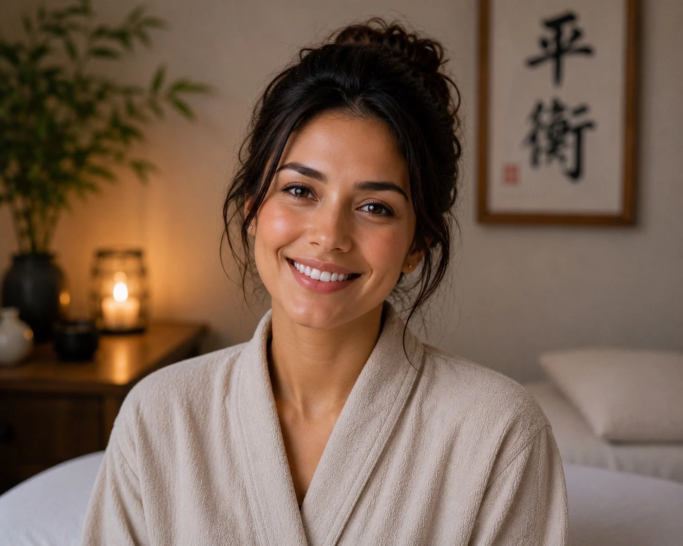 woman after having acupuncture treatment in Adelaide