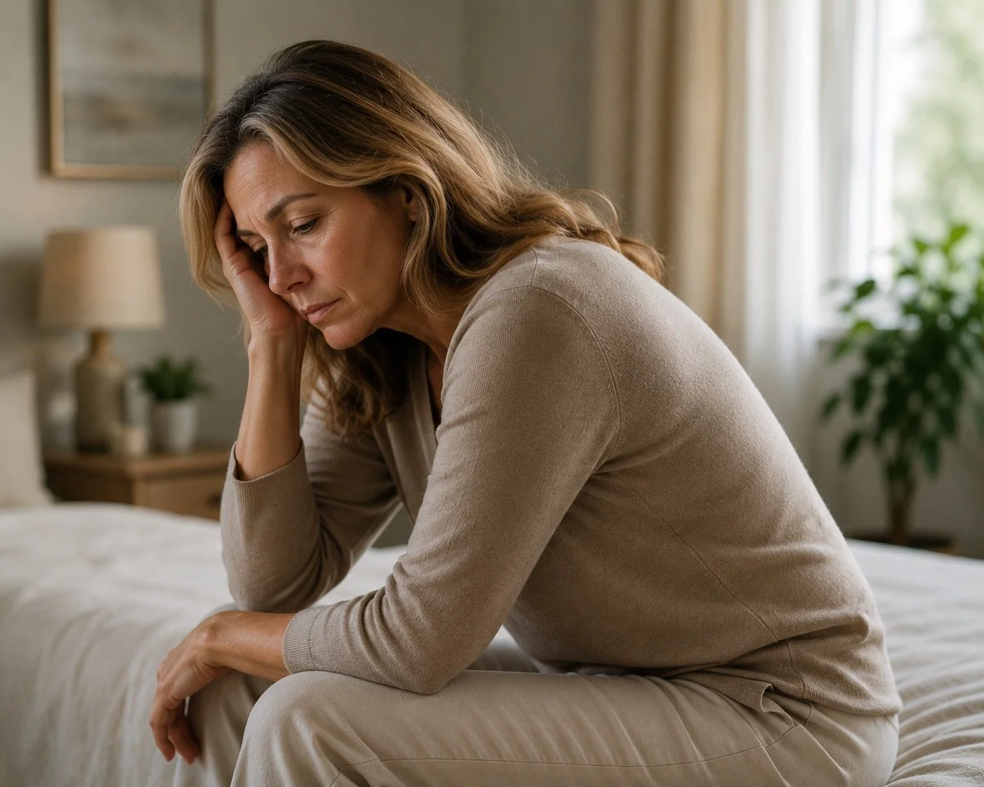 woman who is suffering from menopause in Adelaide