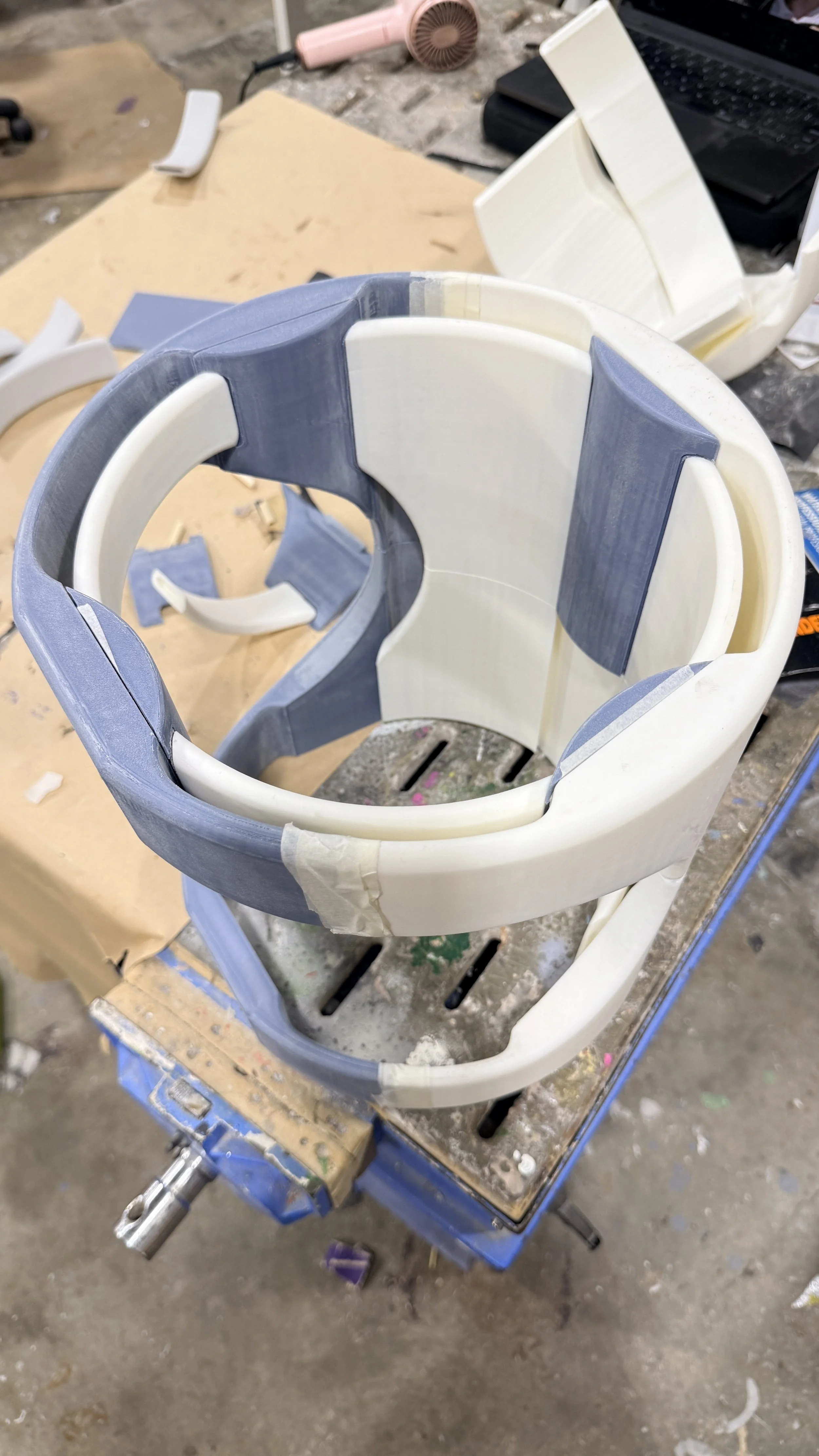 1/2 cylinder assembled