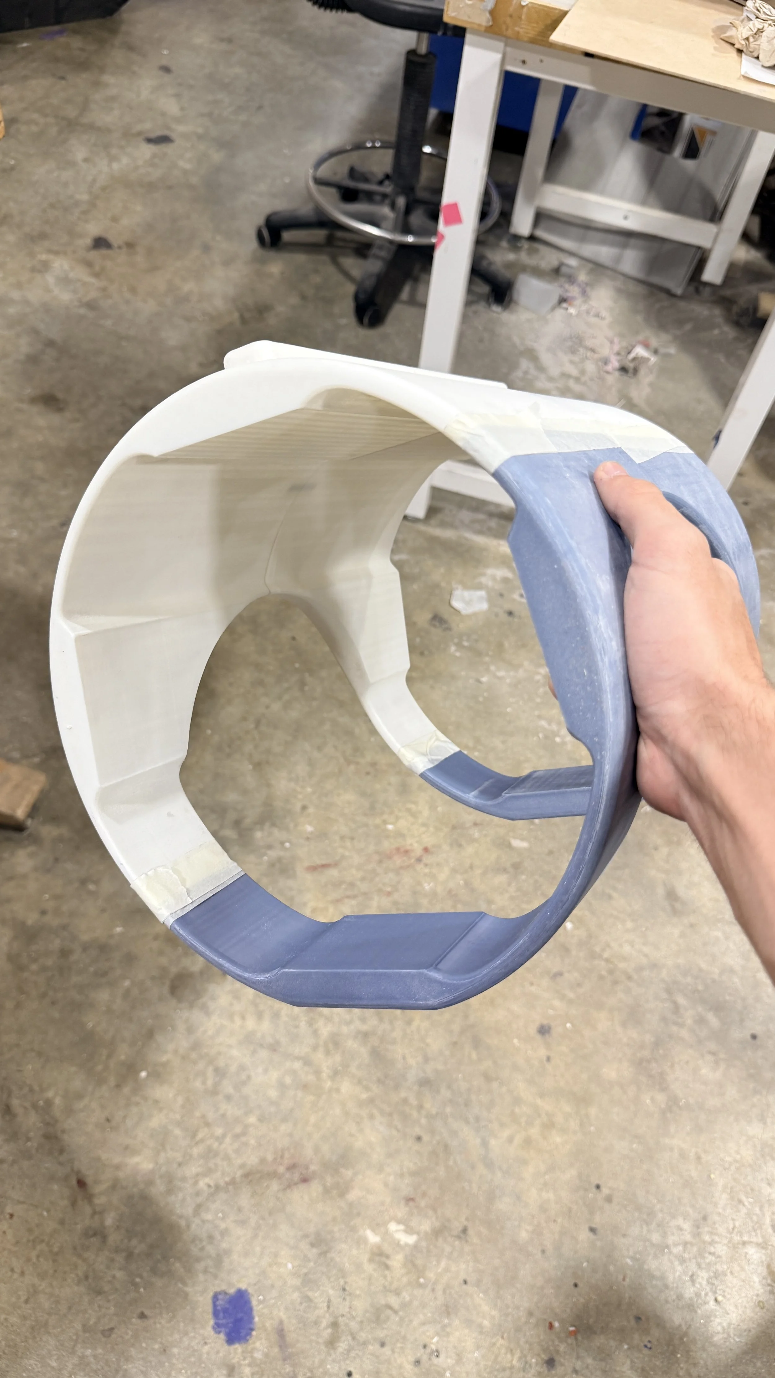 1/2 ext. shell assembled 