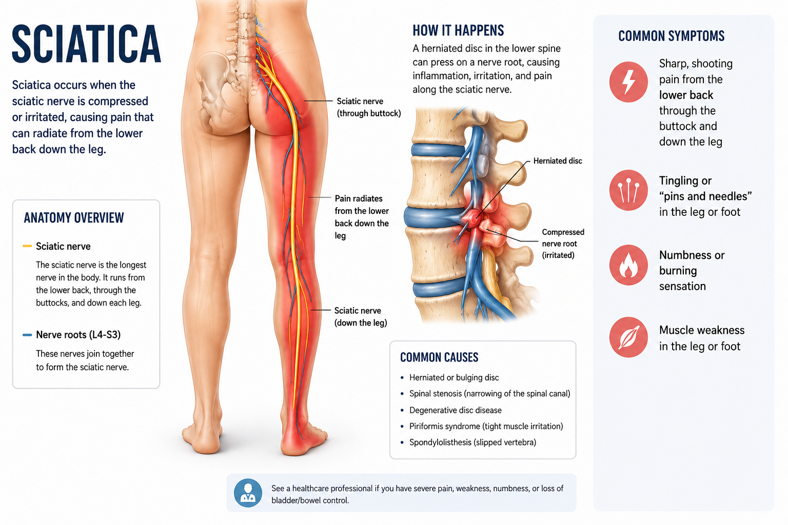 Sciatica vs. Radiculopathy: What's the Difference, and Why Does It Matter for Treatment?