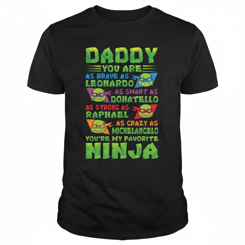 Ninja Turtle Dad T-shirt