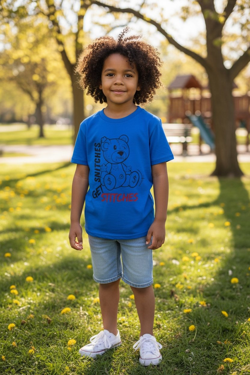 Playful Teddy Bear Kids' T-Shirt
