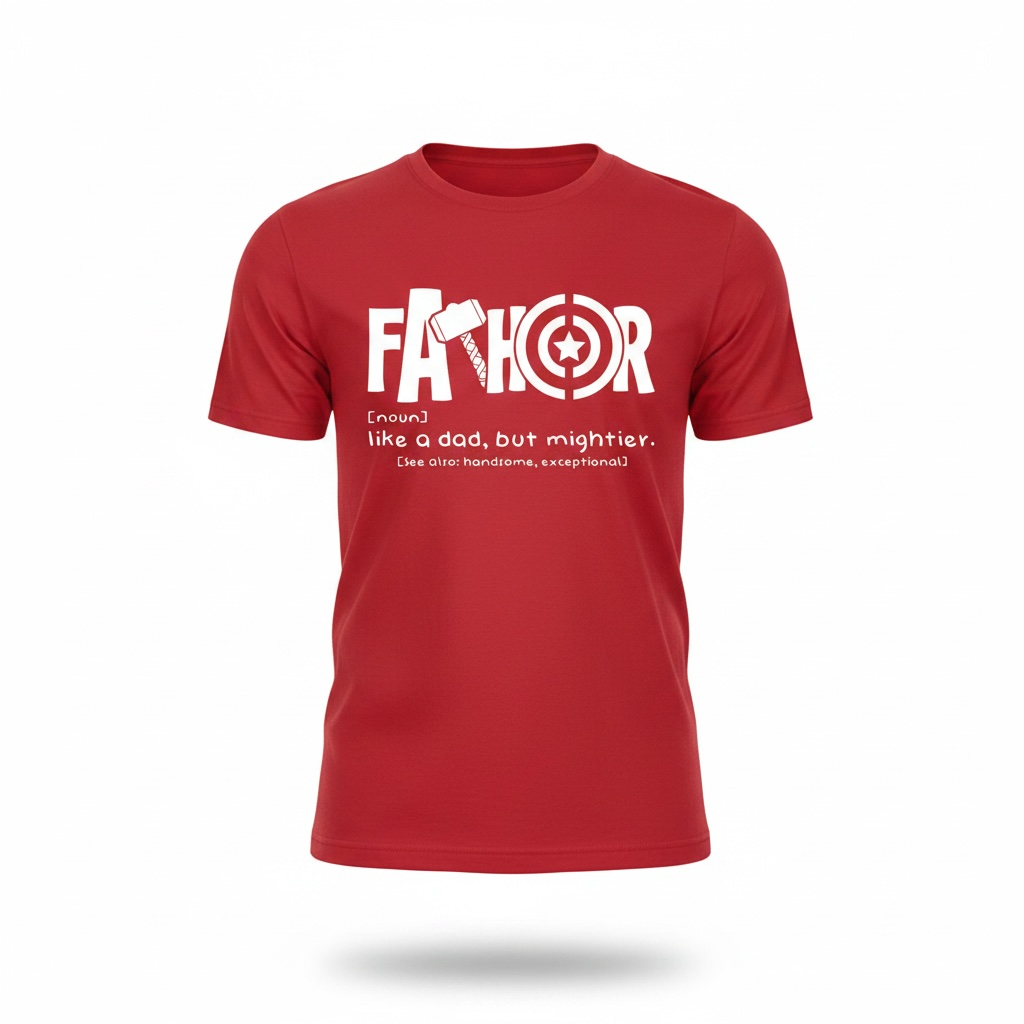 'Mightier Than Average' Dad T-Shirt