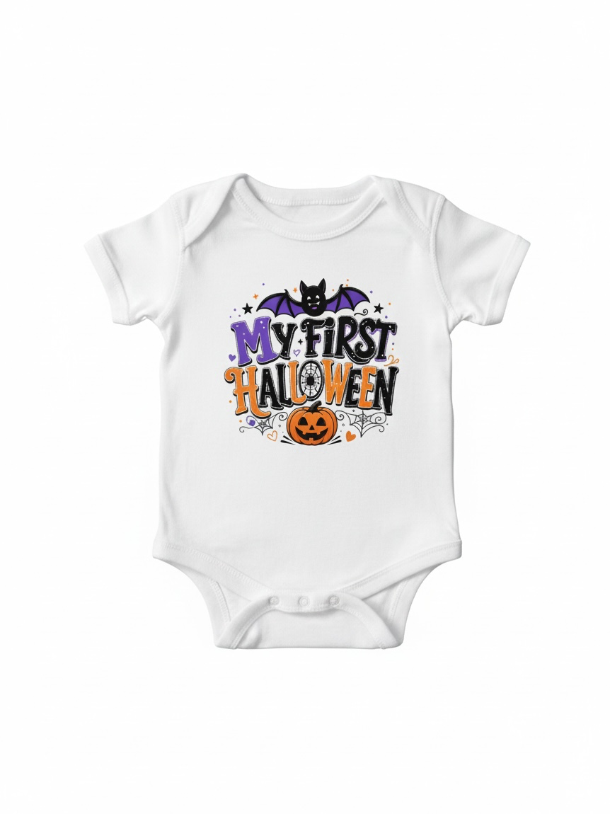 My First Halloween Baby Onesie