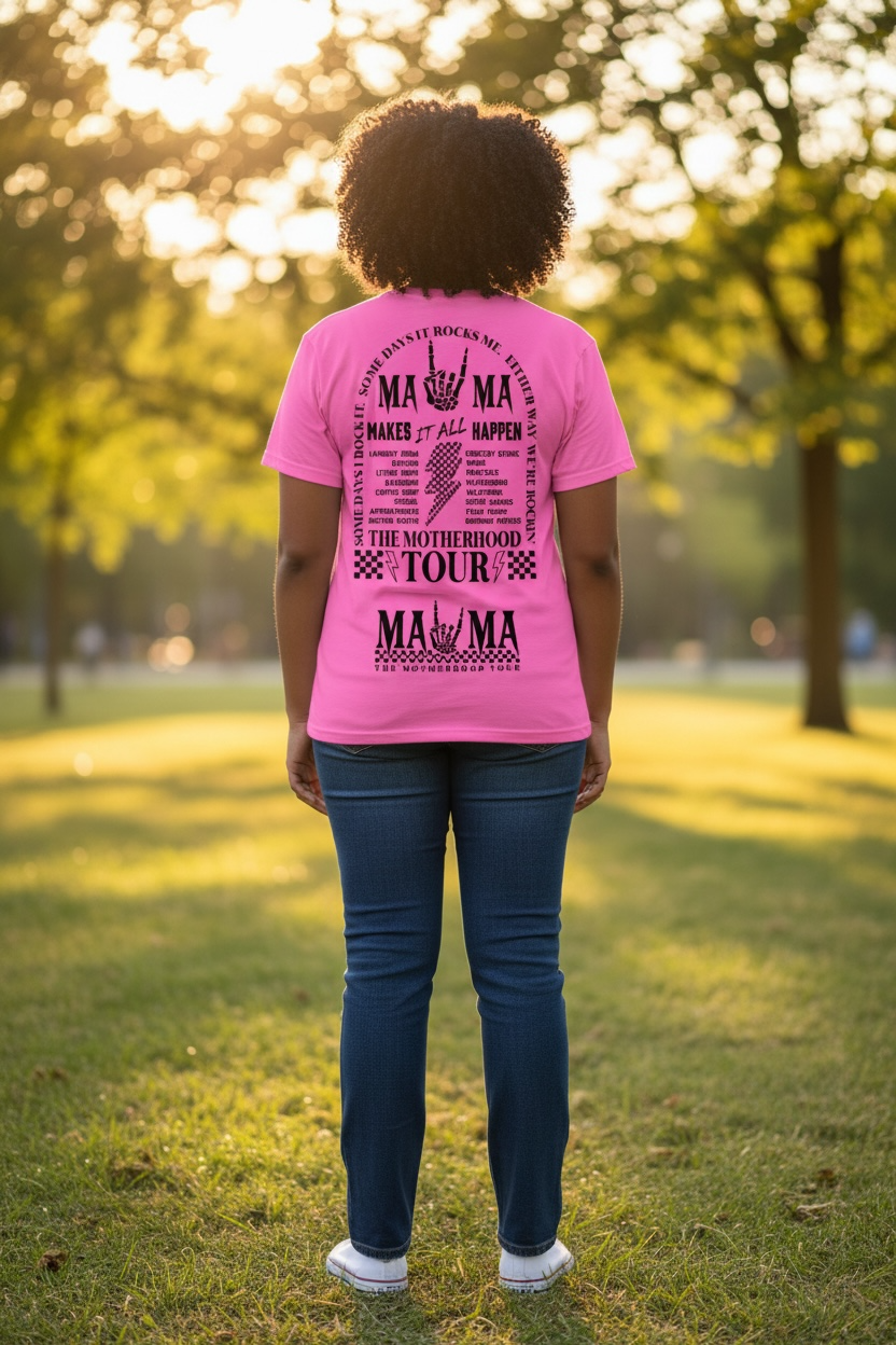 Mama Makes It All Happen Rocker Graphic Tee
