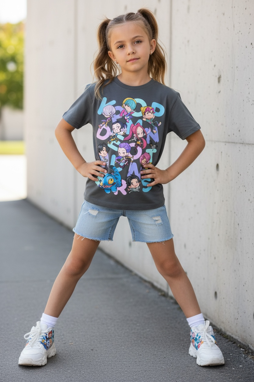 Kids K-Pop Demon Hunters Graphic Tee