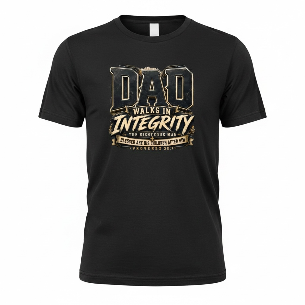 Dad Walks in Integrity Tee