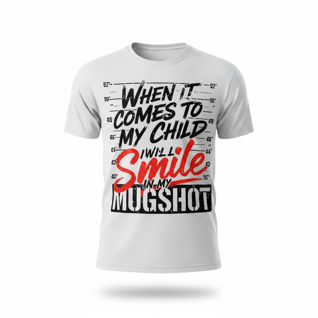 'Smile in My Mugshot' Parent T-Shirt