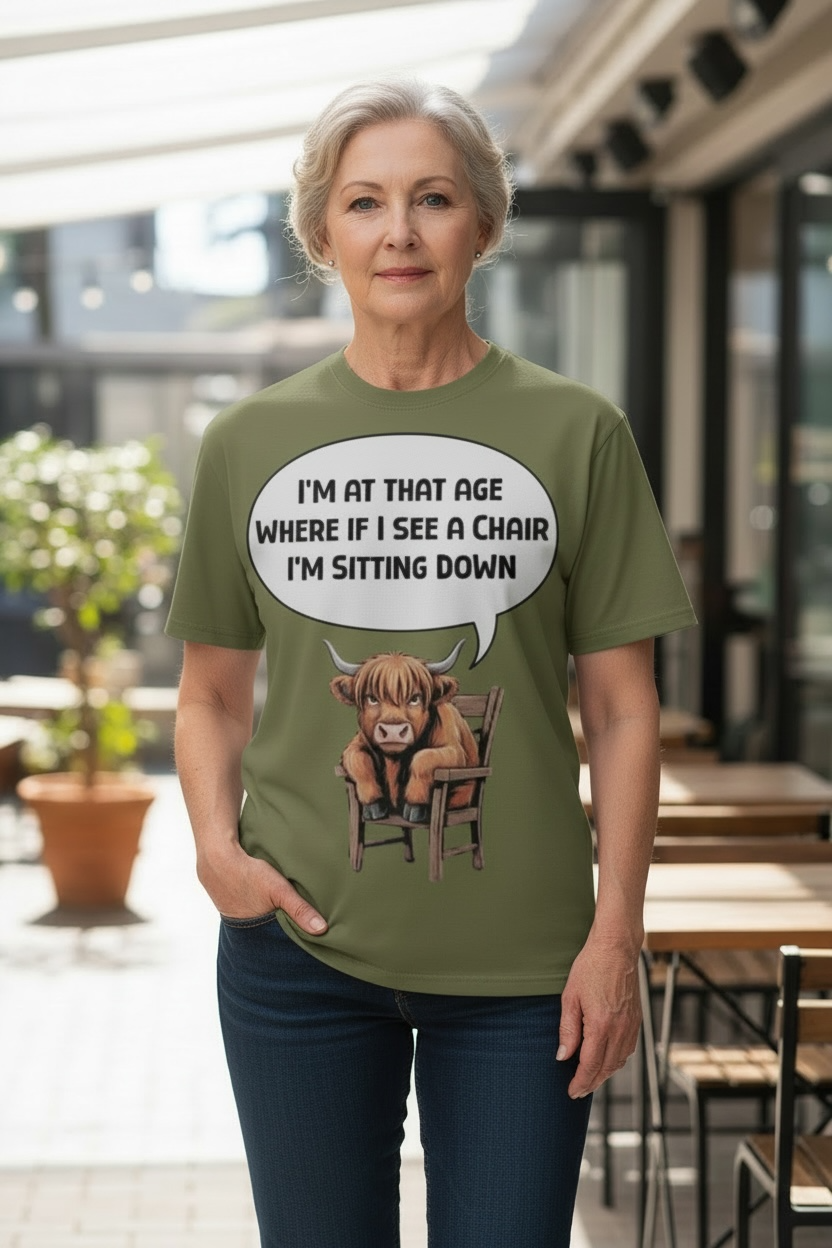 Highland Cow Graphic Tee Unisex