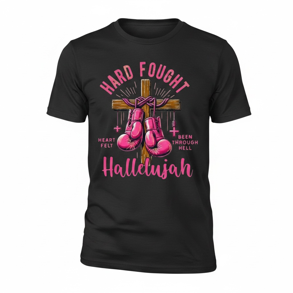 'Hard Fought Hallelujah' Resilience T-Shirt