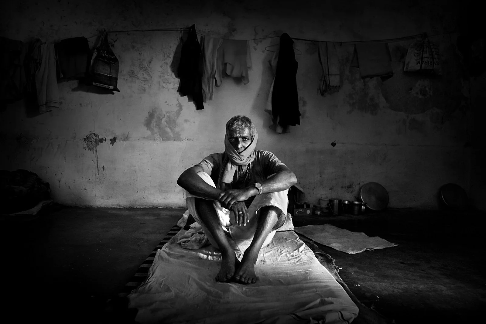 Portrait of an Indian man in a room, Jaipur, India