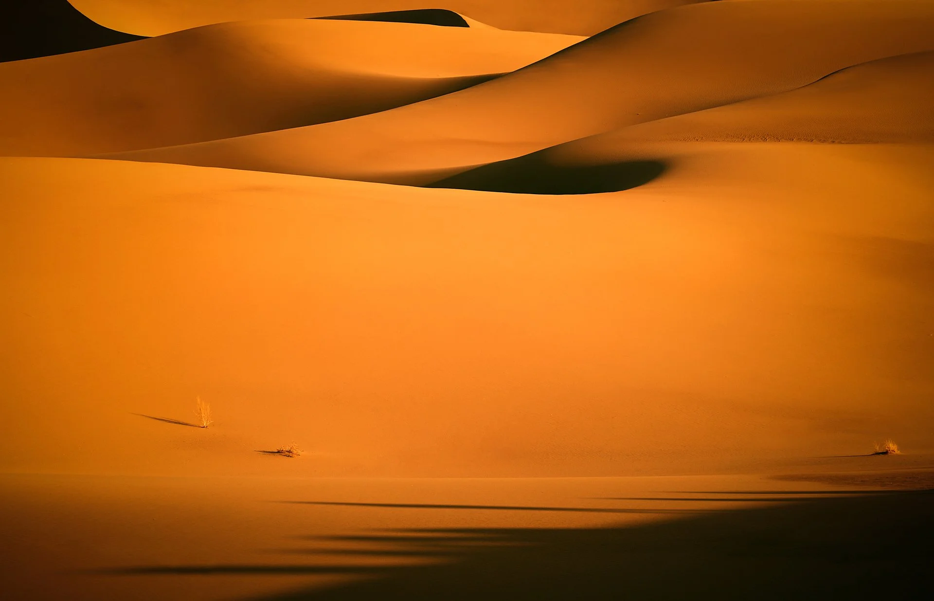 Scenic view of Sunset in Desert, Bafgh, Yazd Province, Iran