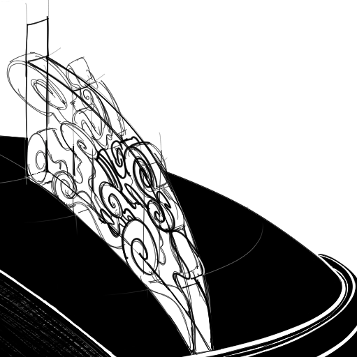 concept of chinese cloud sculptures