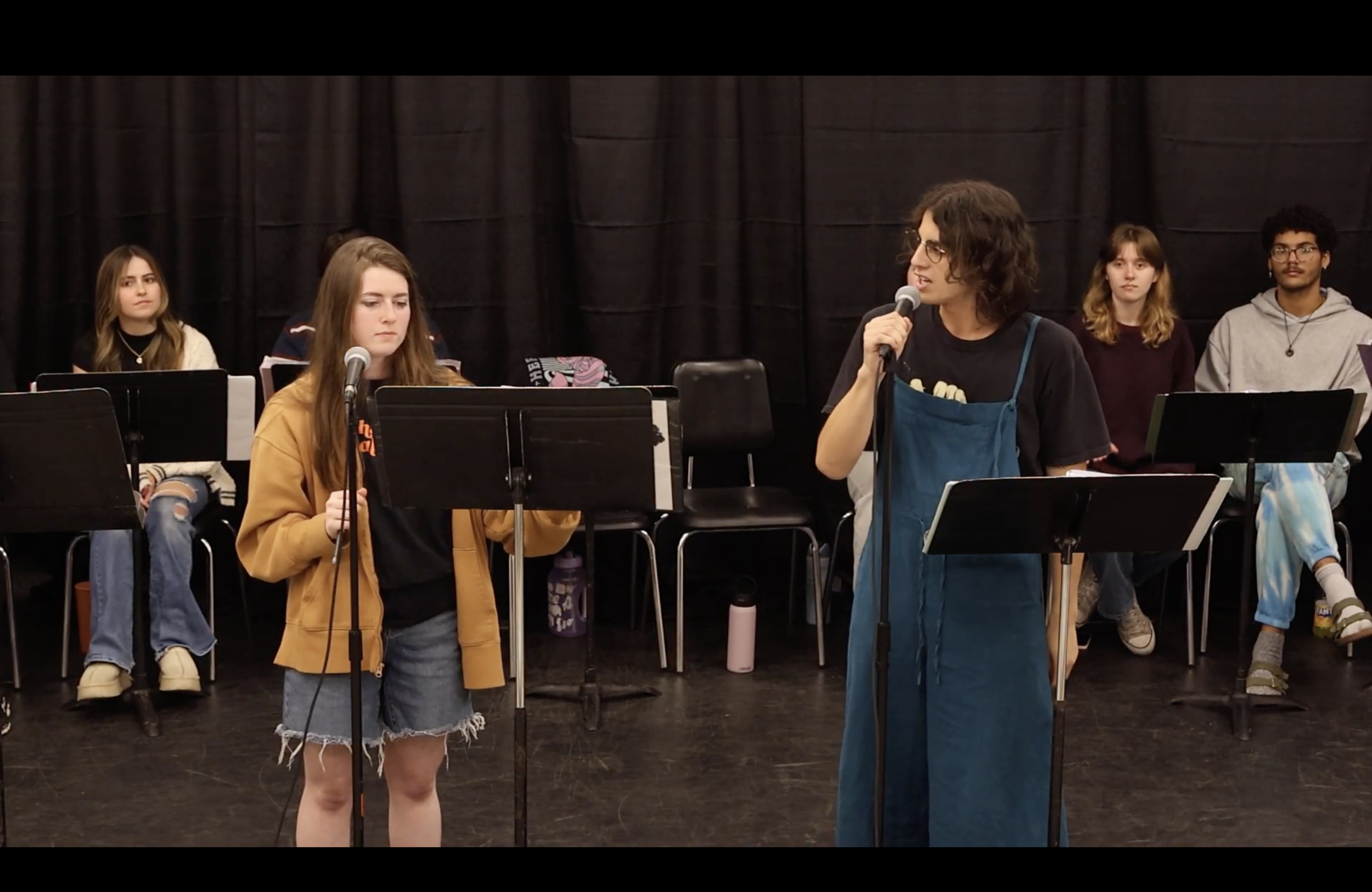 L to R: Grace McNally, Kate Shoulders, Cristian Velasquez, Kaira Gula, Alex Jolly