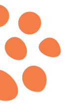 Several orange and black bowling balls.