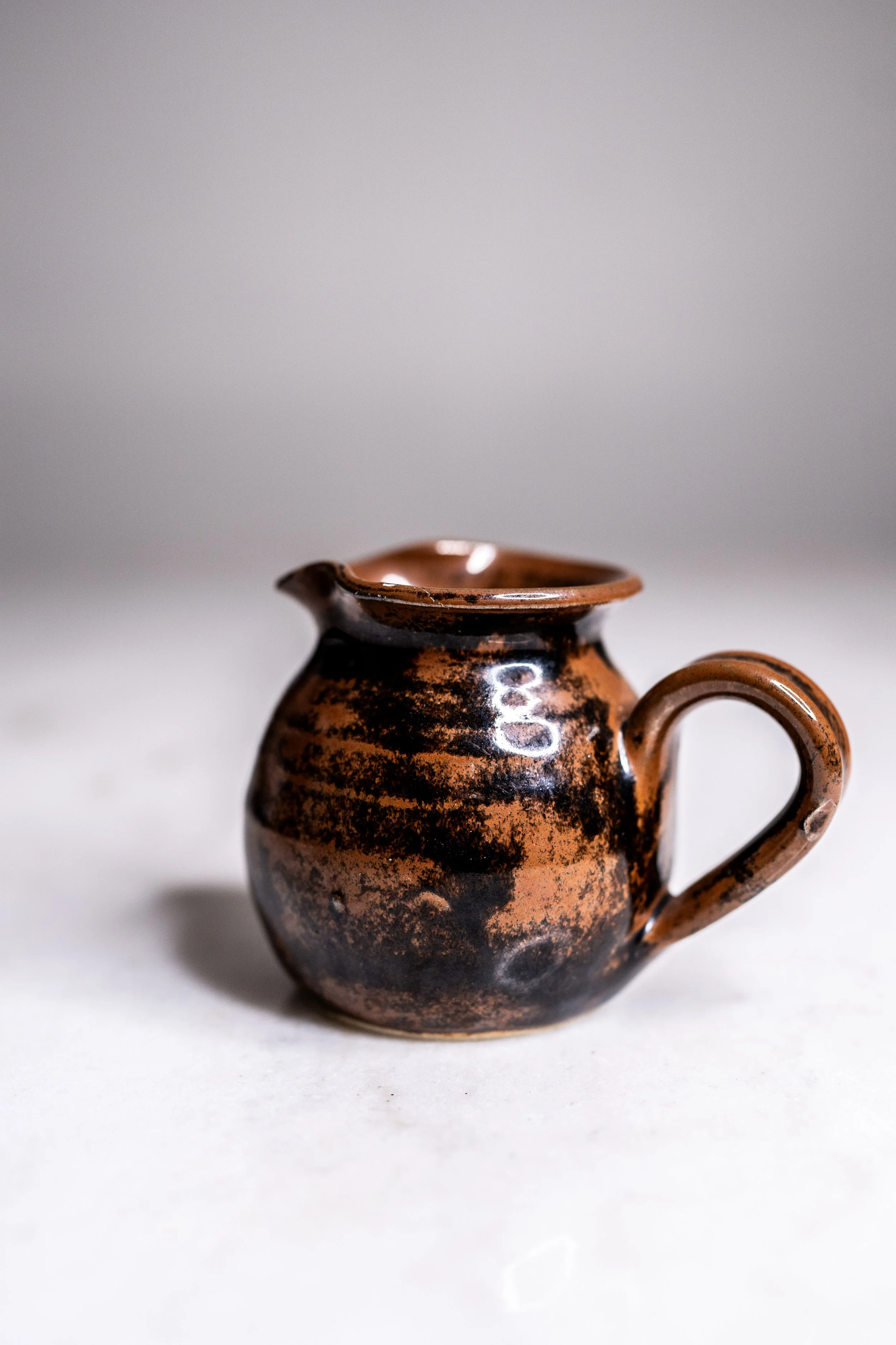 Vintage Old Ballarat Pottery Handcrafted Mini Creamer Jug