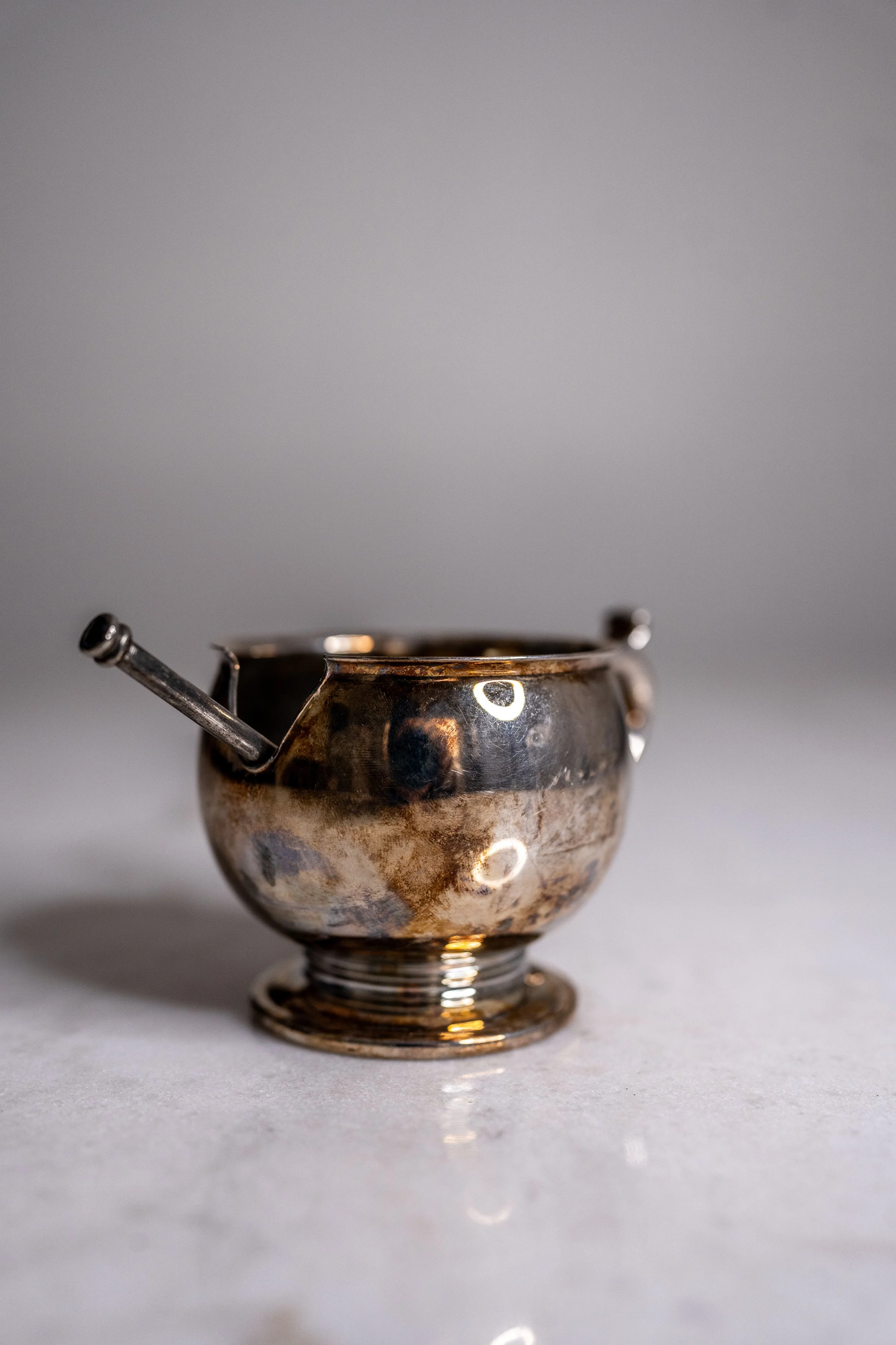 Vintage Ranleigh Australia Silver-Plated Pedestal Sugar Bowl