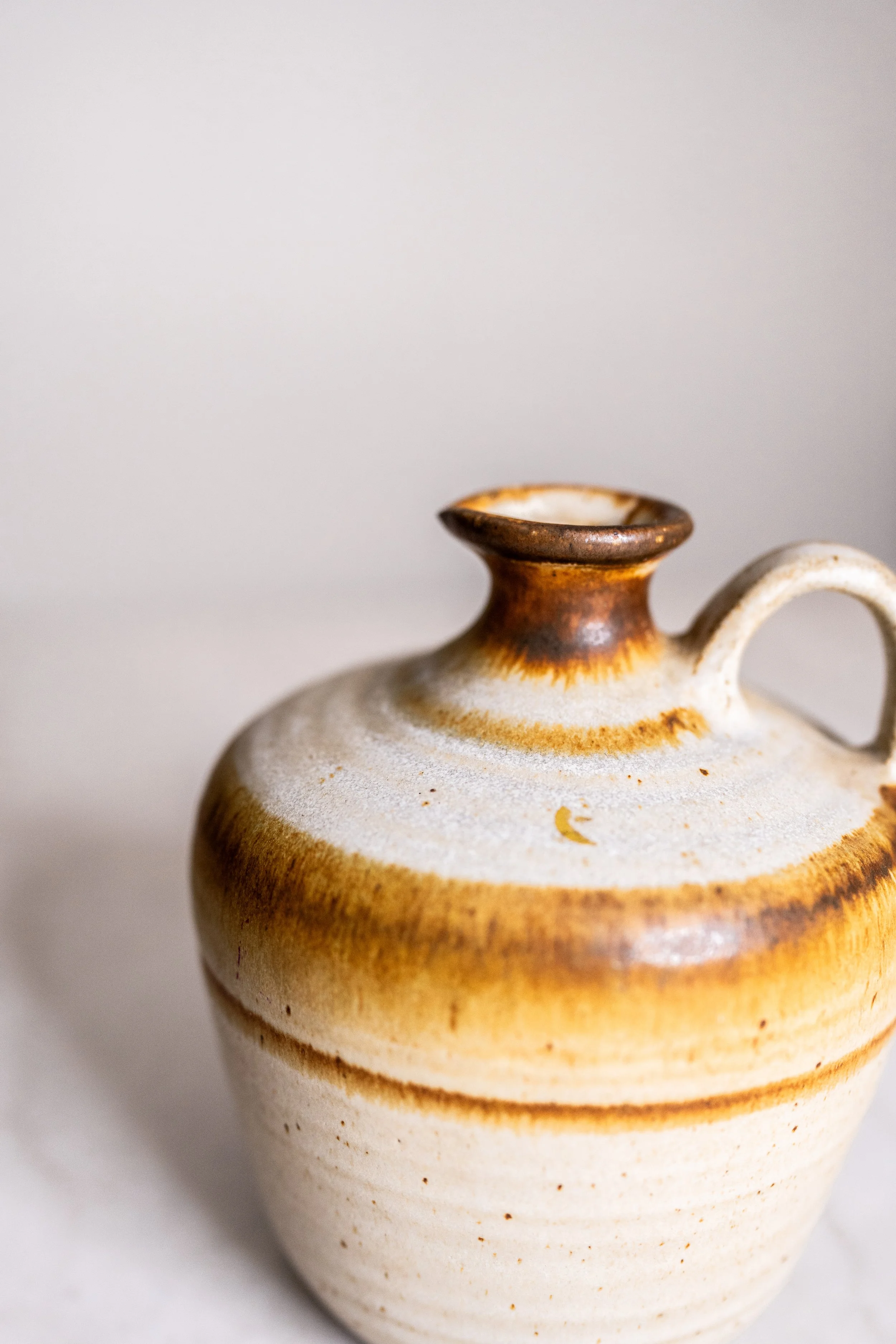 Vintage Studio Art Pottery Jug-shaped Vase