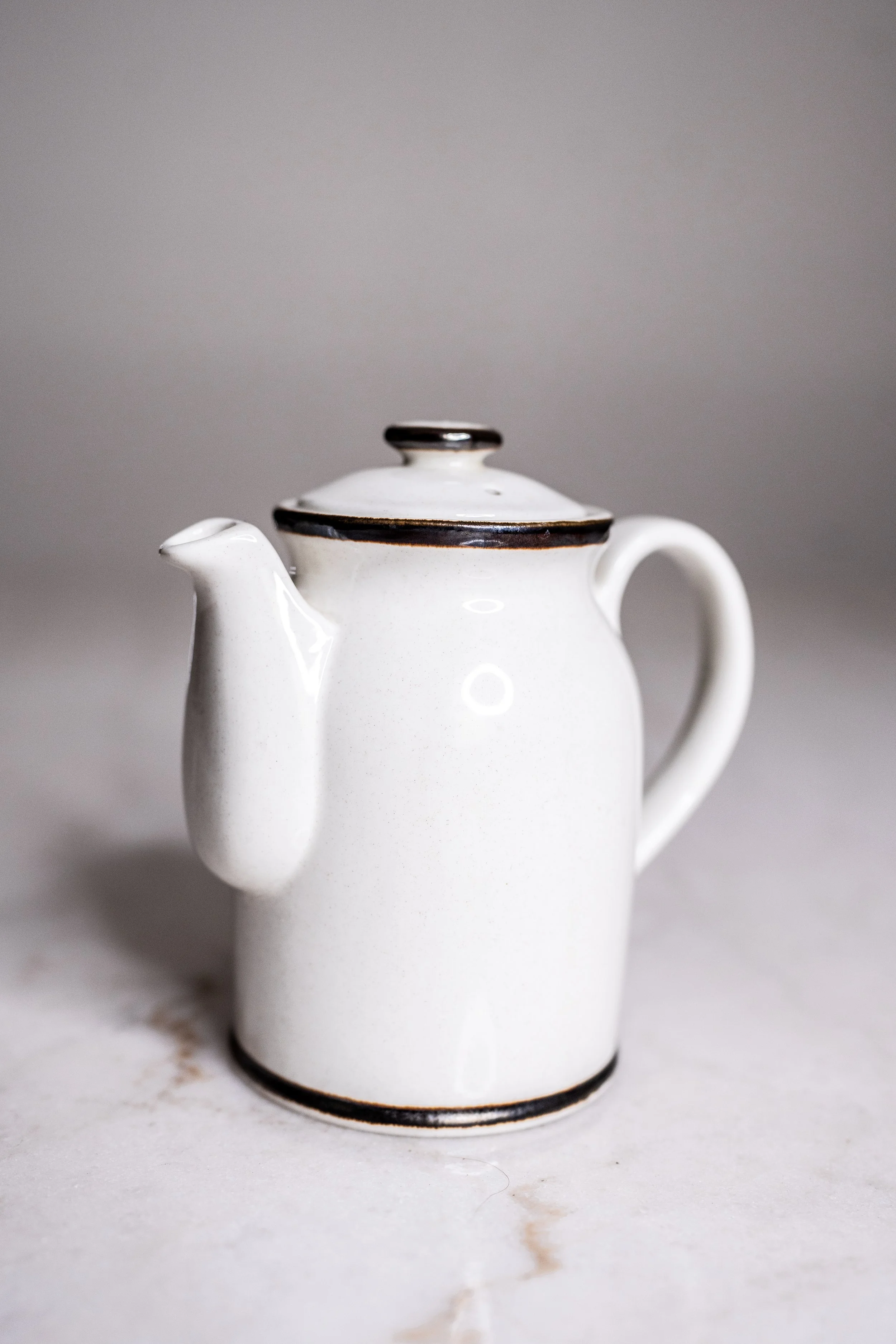 Royal Doulton Hotelware Cream White Ceramic Coffee & Tea Pot