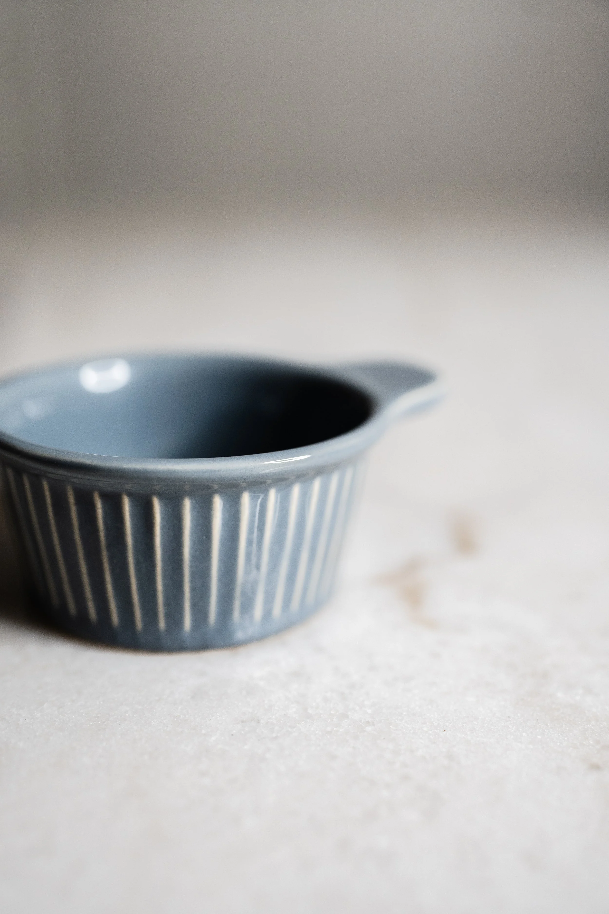 Vintage T.G. Green Haddon Hall Powder Blue Handled Ramekin