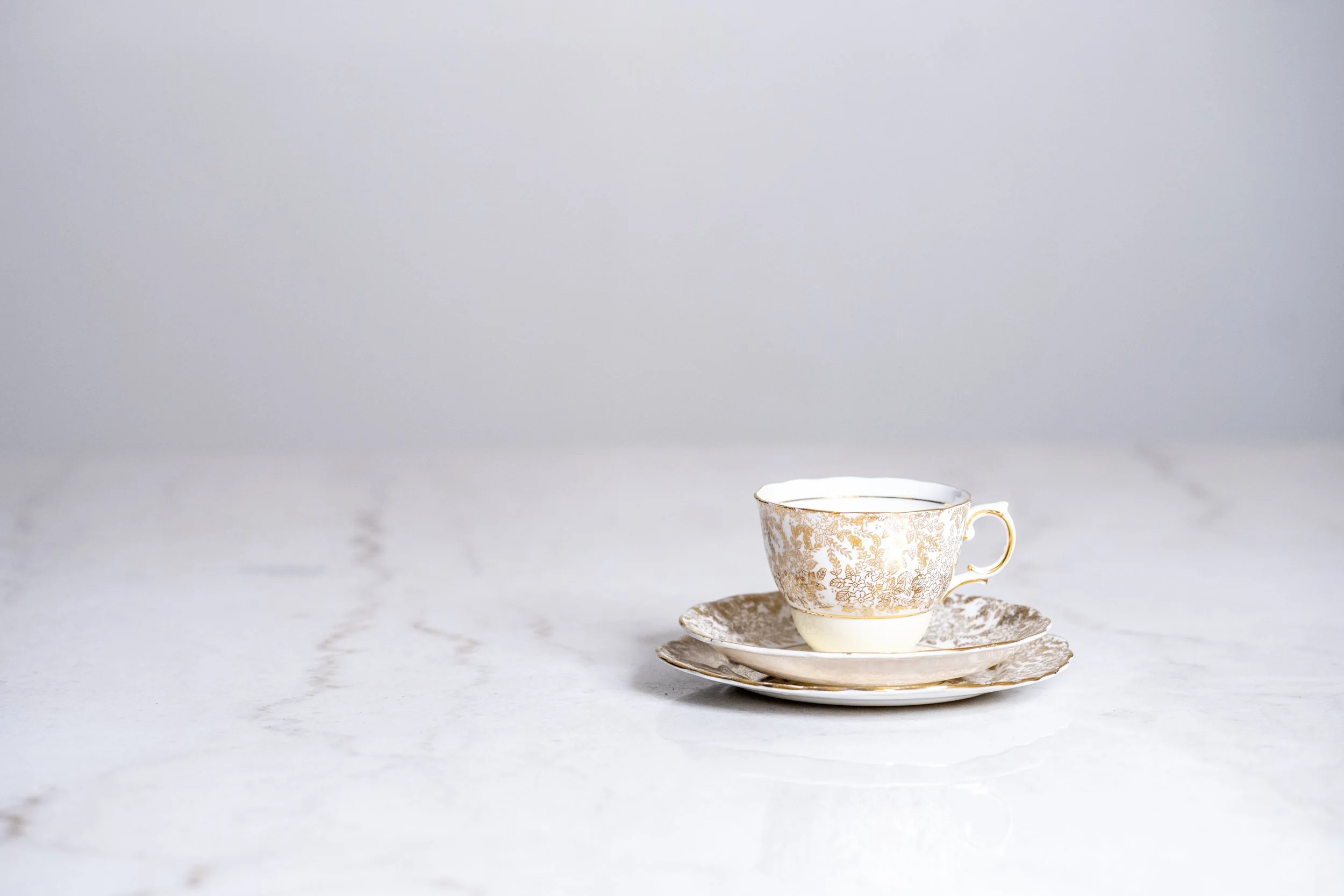 Vintage 1940s Colclough Bone China Trio Set