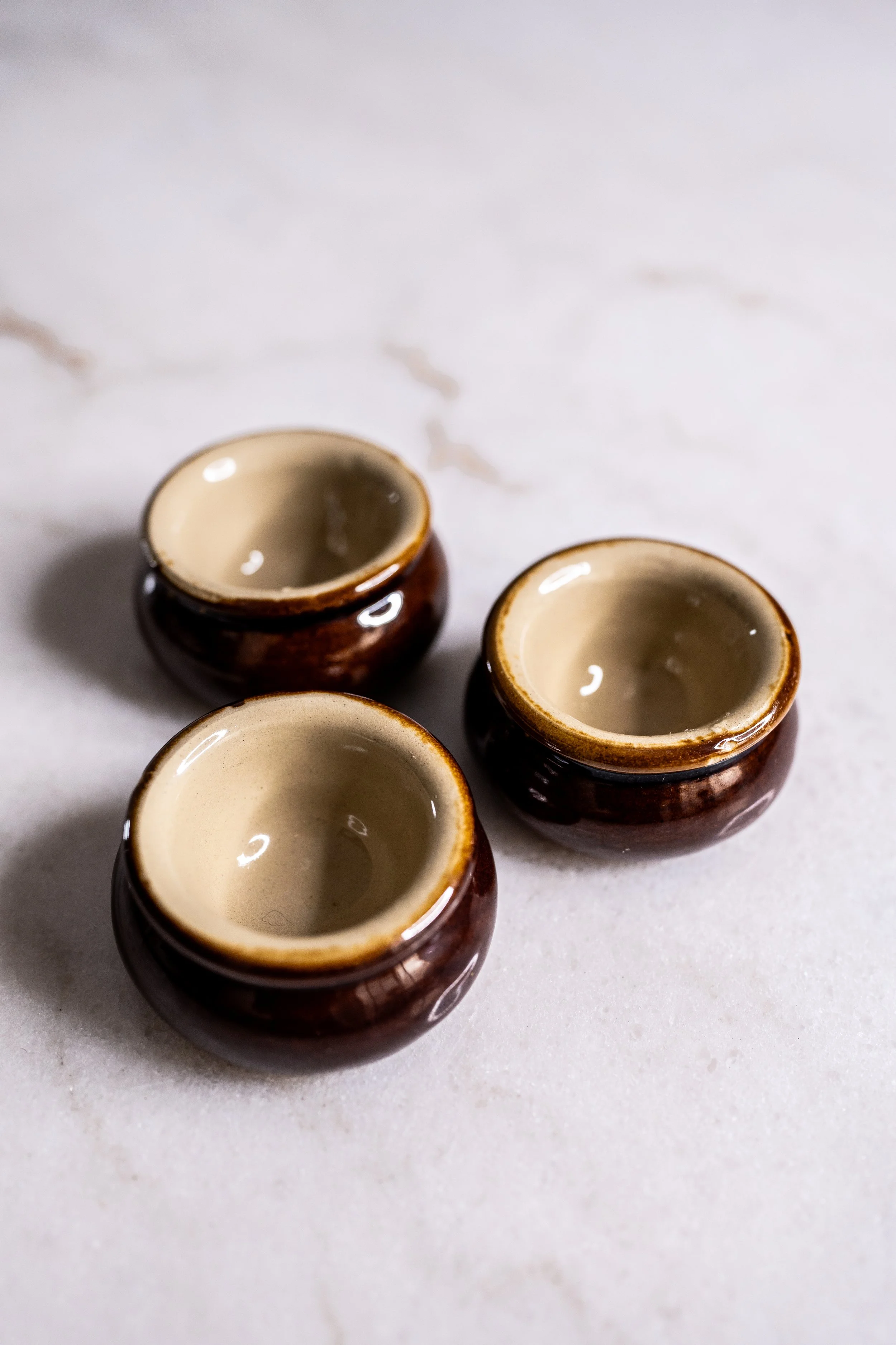 Vintage Pearsons of Chesterfield 1810 Butter Pots - Set of 3