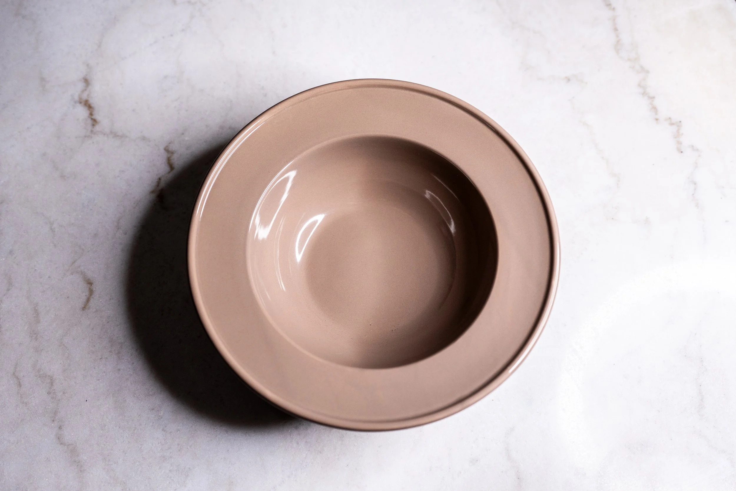 Provincial Home Living "Marseille" Large Blush Pink Stoneware Serving Bowl