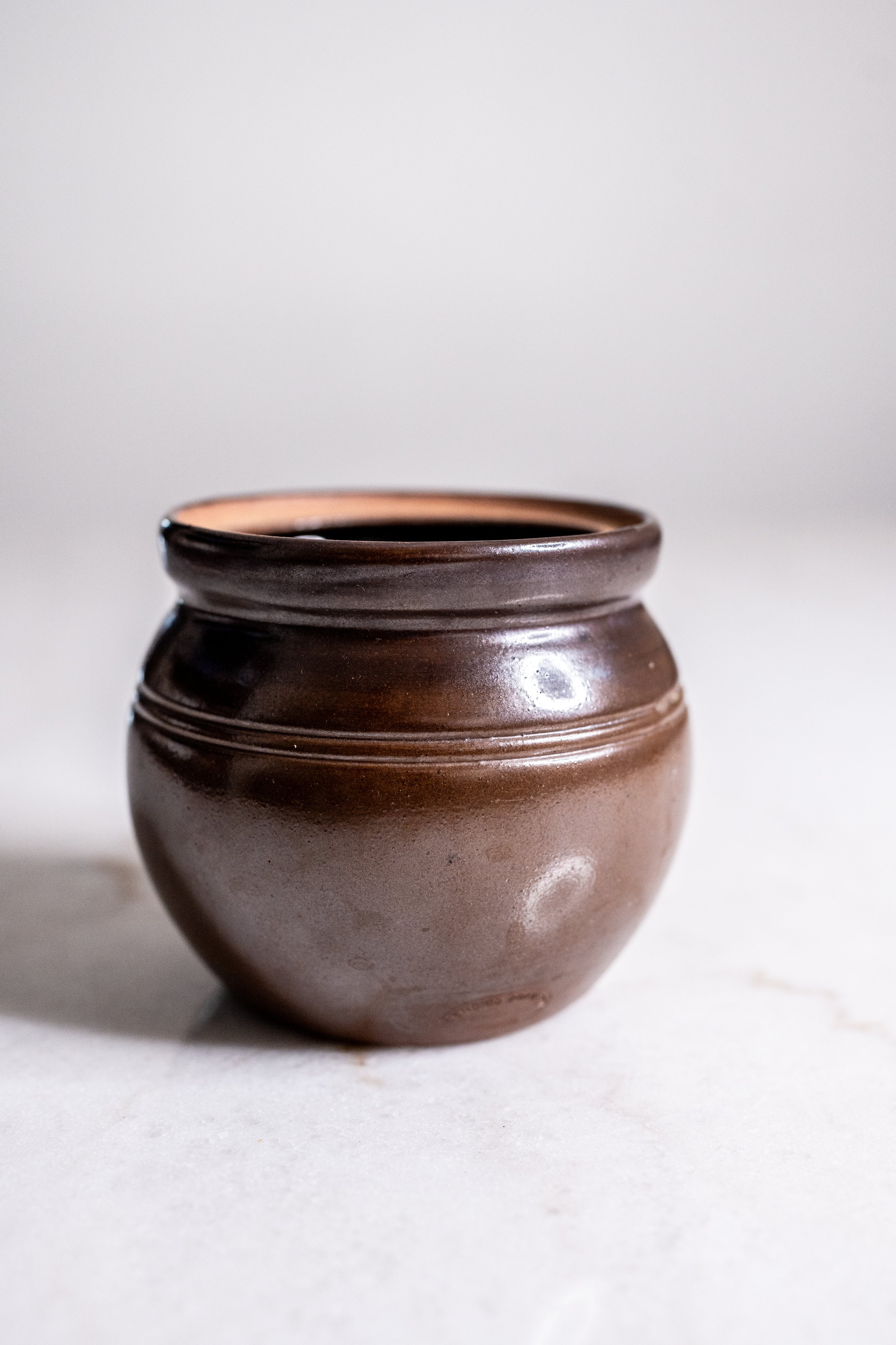 Vintage Bendigo Pottery Epsom Ware Sugar Bowl - Missing Lid Australian Stoneware