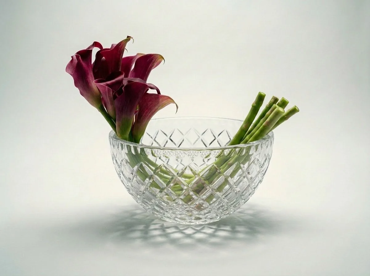 Vintage Bohemia Lead Crystal Bowl