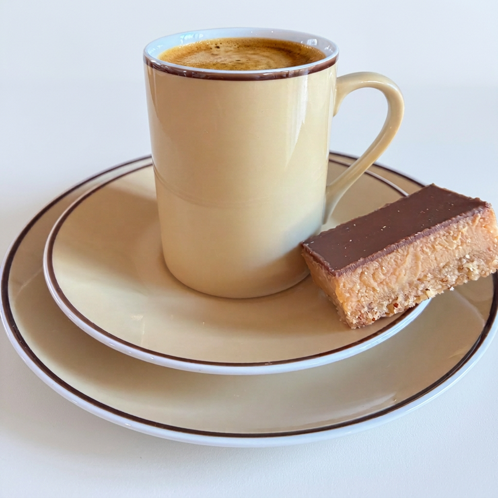 Mid-Century Kelco Porcelain Espresso Trios - Set of 6