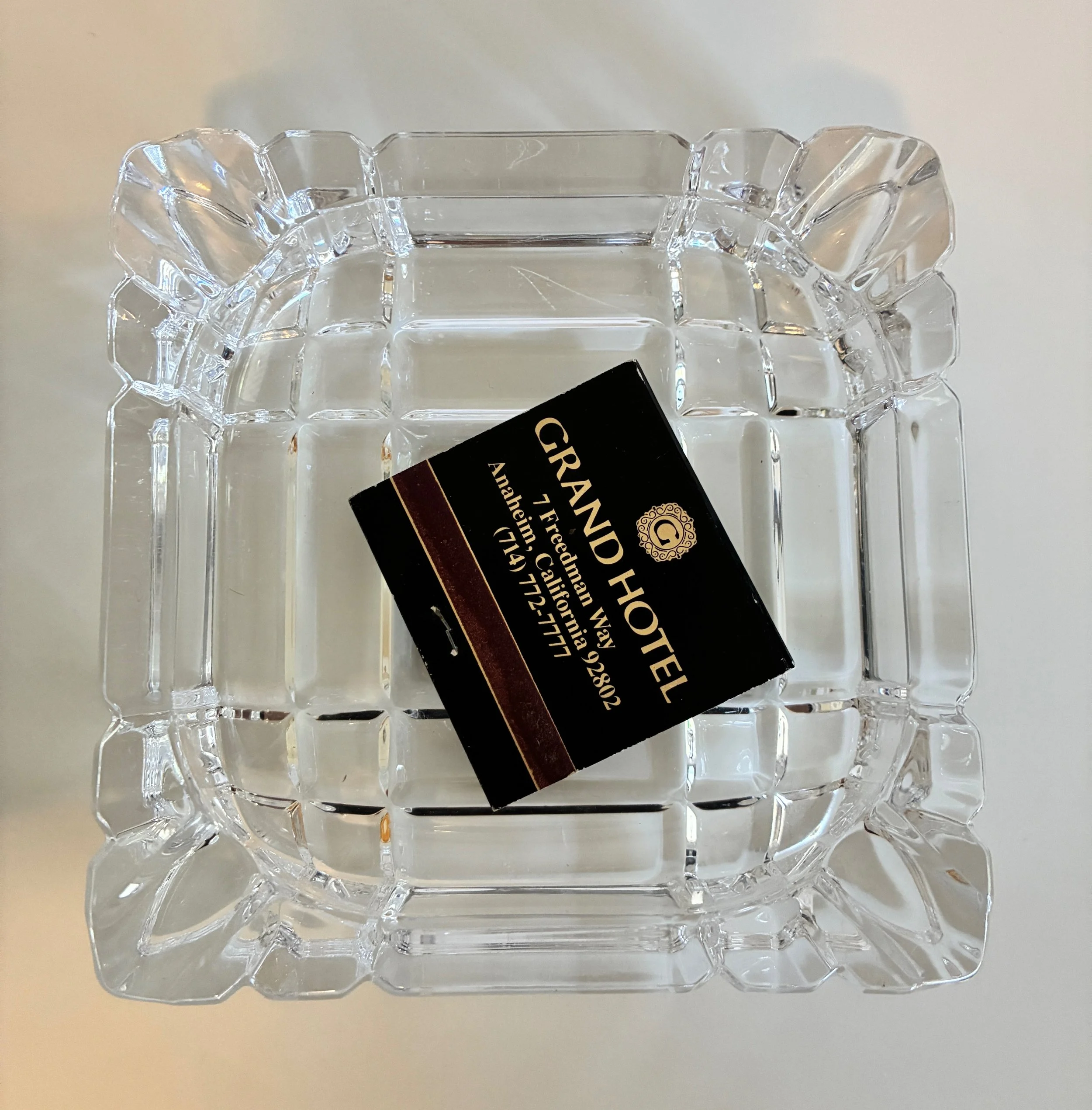1980s Italian RCR Crystal Ashtray