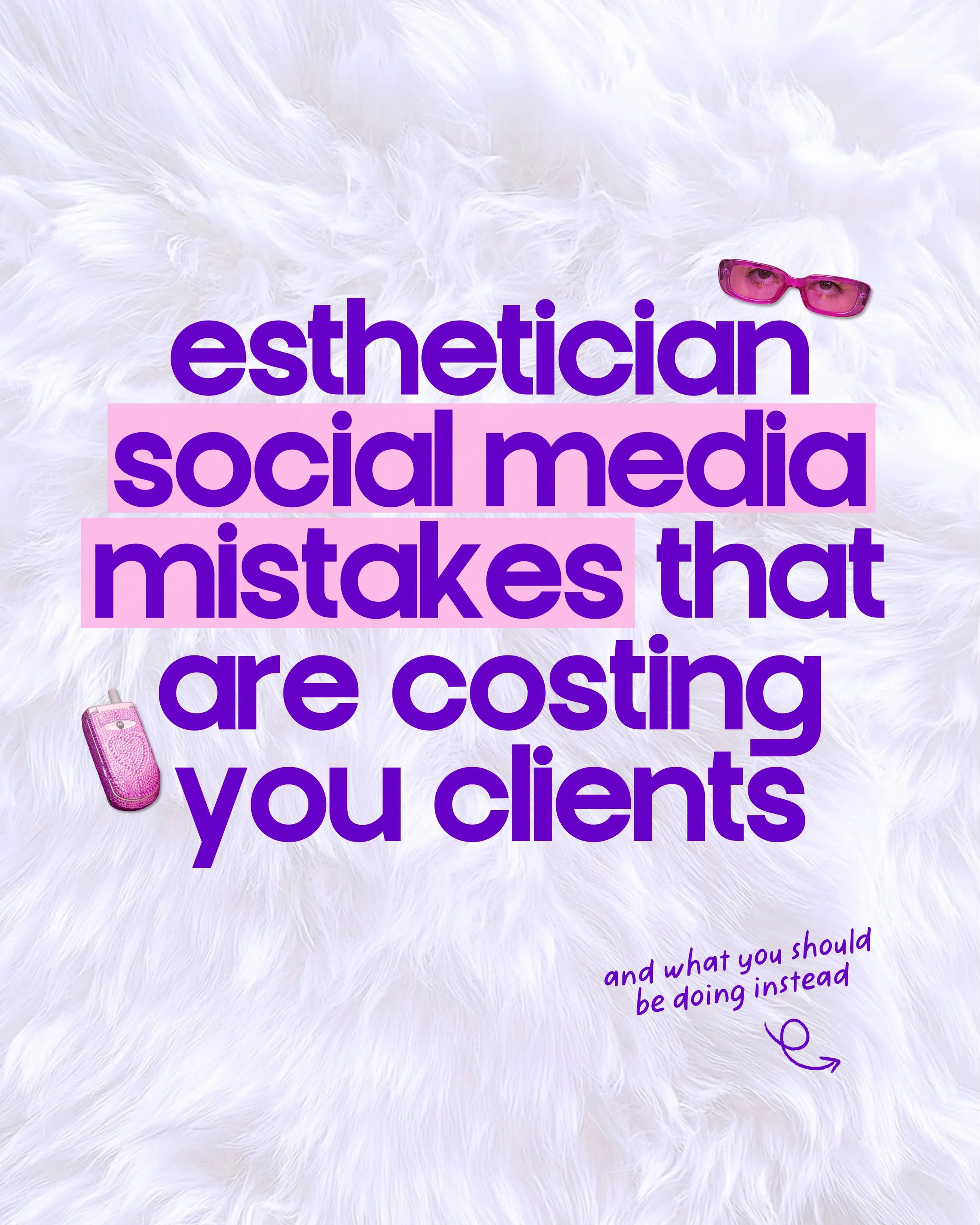 social media as a solo esthetician is already a LOT to keep up with, and it *doesn&rsquo;t* need to be harder than it has to be 🫣

sometimes just a few small changes in how you&rsquo;re showing up online can make a much bigger difference than trying