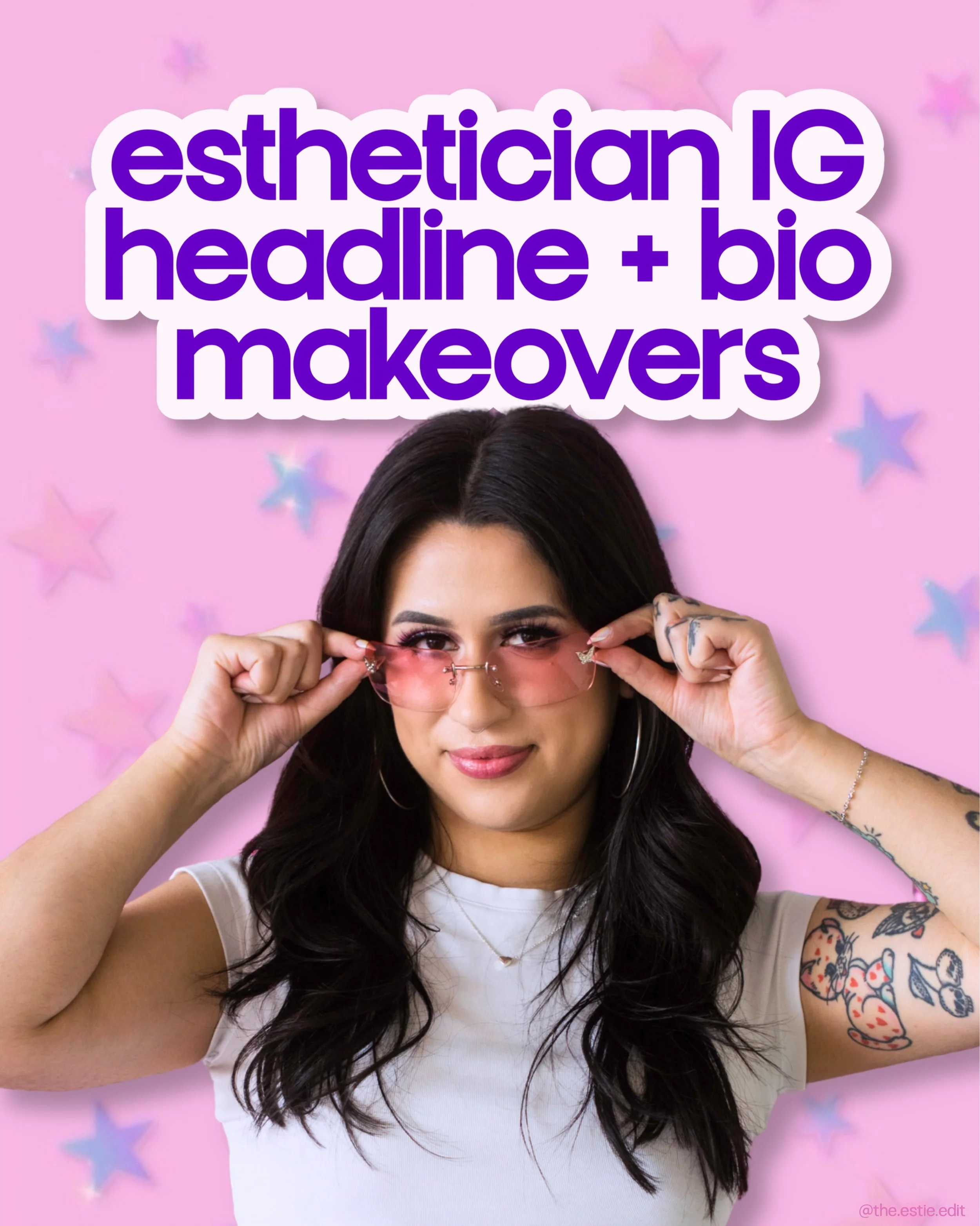 there&rsquo;s nothing i love more than helping estheticians be more intentional with how they show up online, especially when it comes to making sure potential clients can actually find them and understand what they offer 🦋

your IG bio + headline s