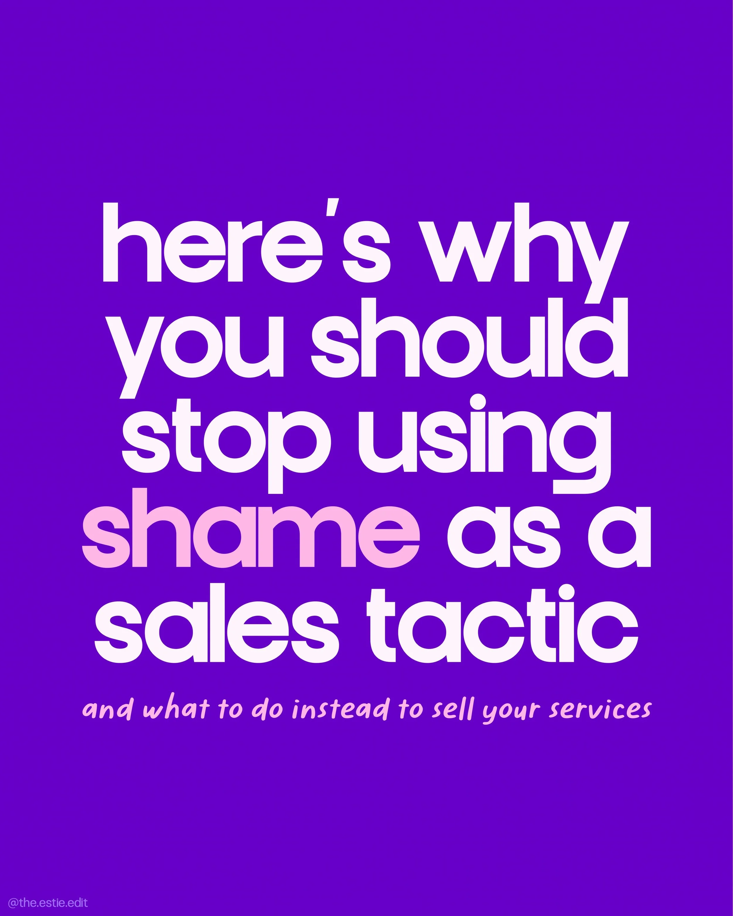 this might be a hot take but i&lsquo;m getting *realllllly* tired of seeing estheticians use people&rsquo;s insecurities as a way to sell their services 🫣

instead of making people feel bad about their appearance, get to know your dream clients beyo