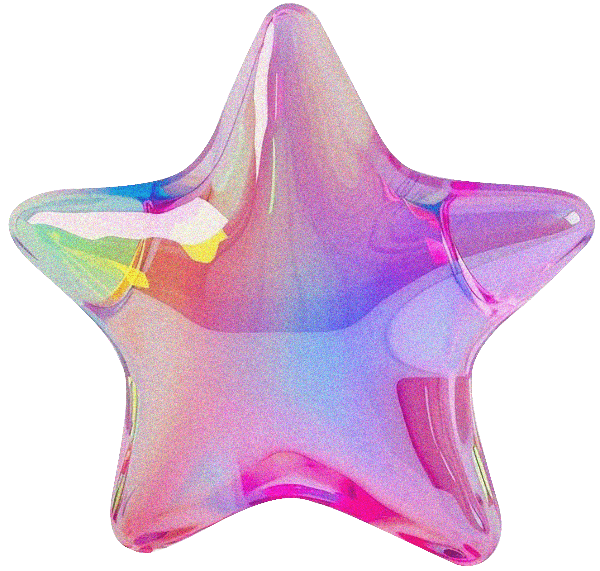 A colorful, abstract, and stylized digital artwork of a woman's face and upper body with pastel tones and geometric shapes.